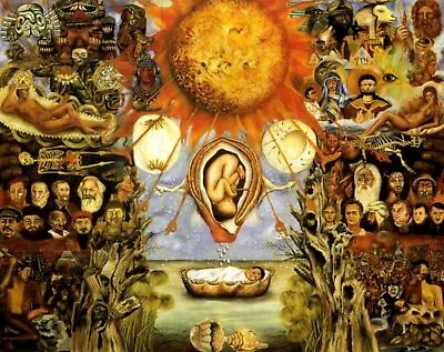Moses Nucleus Of Creation By Frida Kahlo Art Painting Print • $16.99