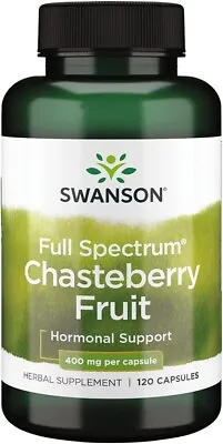 Chasteberry Fruit 400 Mg 120 Caps. Menopausal & Menstrual Support Balance & Skin • $9.50