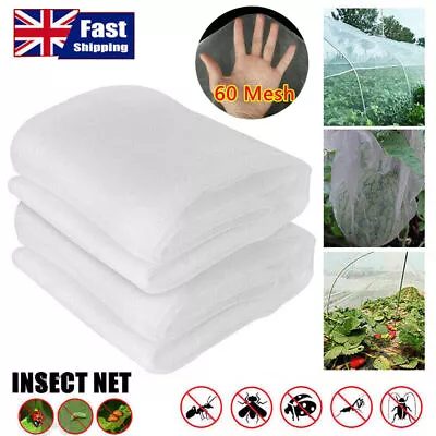 Garden Protect Netting Vegetable Crop Plant Fine Mesh Bird Insect Protection Net • £12.98