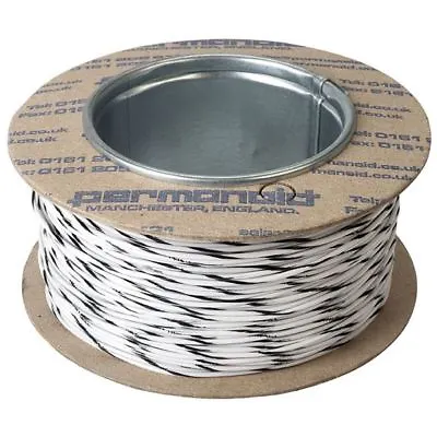 Equipment Hook-Up Wire 16/0.2mm White/Black Striped (Priced Per 5 Metres) • £2.94