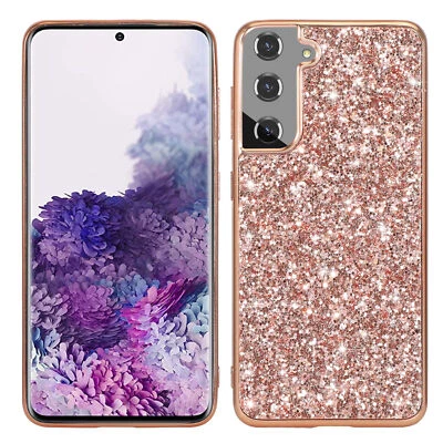 $10.68 • Buy TPU Case For Samsung S22 Ultra S21 FE S20 S10 S9 S8 Note 20 Bling Glitter  Cover