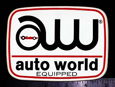 £6.77 • Buy AUTO WORLD Equipped - Original Vintage 1970’s Racing Decal/Sticker Slot Cars