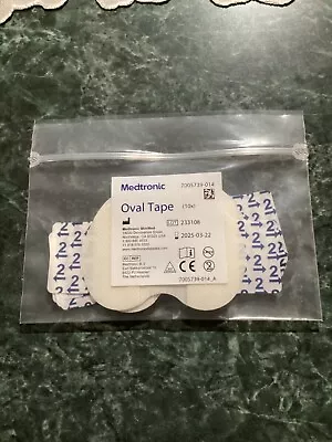 Medtronic MiniMed Oval Tape For CGM  1 Pack Of 10 New 7005739-014 Fast Shipping! • $14.99