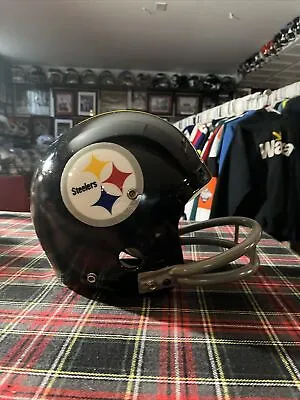 Pittsburgh Steelers Full Size Throwback  Football Helmet By Adams Youth Medium • $73