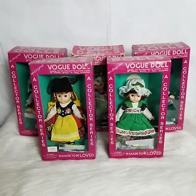 Vogue Vintage Ginny Dolls Vinyl Jointed Collector Series 8  Tall/5 Dolls Total • $37.16