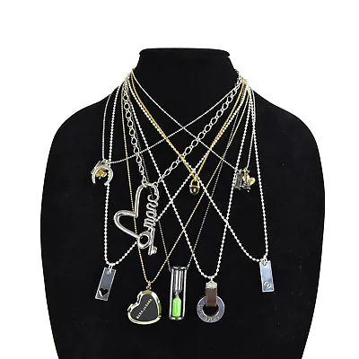 NEW Marc By Marc Jacobs Gold / Silver Multi Charm Pendant Necklace • $19.99