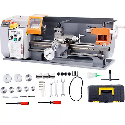 VEVOR Mini Metal Lathe 8 X14  Metalworking Machine Variable Speed 50-2500RPM • $527.96