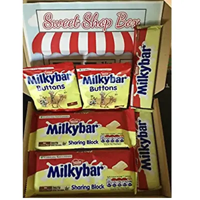 £8.99 • Buy Nestle Milky Bar White Chocolate 6 Bars Personalised Gift Hamper Birthday Box
