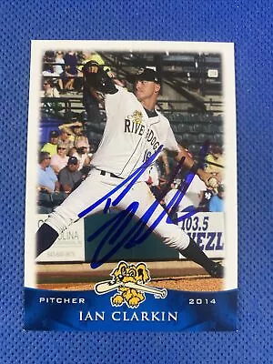 2014 Charleston River Dogs Ian Clarkin Auto Signed Autograph Yankees  • $8