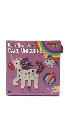 £4.90 • Buy Make Your Own Card Unicorns Kids Girls Craft Set Kit Childrens Creative Activity