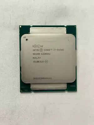 Intel Core I7-5930K SR20R 3.50GHz 6-Core LGA 2011-3 CPU Core Processor • $24.99