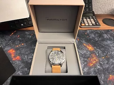 Hamilton Khaki Aviation Pilot Pioneer Chrono Quartz H76552433 • £270