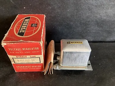 Wehrle D17BES2A Voltage Regulator Volkswagen Beetle Bug Type 2-3 Porsche Vintage • $85