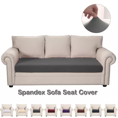 Waterproof Seats Stretchy Sofa Seat Cushion Cover Spandex Couch Slipcovers 1Pc • £8.69