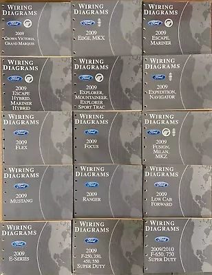 $14.99 • Buy 2009 FORD Cars Trucks SUV Factory Electrical Wiring Diagrams Repair Shop Manual