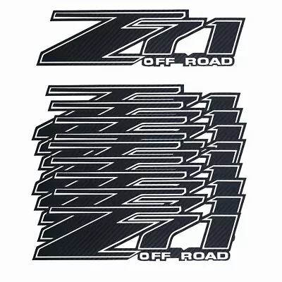 10pcs Z71 Off Road Decals Stickers Bed Side 1500 2500 HD • $34.99