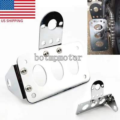 Motorcycle Side Mount License Plate Bracket Holder Fit For Harley Davidson • $27.70