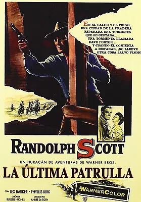 Thunder Over The Plains (1953) [DVD] Randolph Scott Lex Barker André De Toth • £7.95