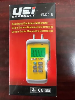 UEi Test Instruments EM201B Dual Input Differential Manometer • $202