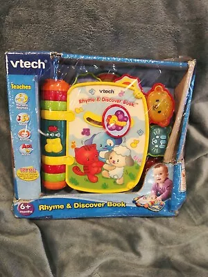 Vtech Rhyme & Discover Book Electronic Baby Toy Toddlers Interactive Storybook • $22.95