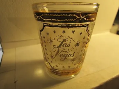 RARE- Vintage- Las Vegas - Dancers & Logo-  CULVER 22K GOLD SHOTGLASS- New • $7.19