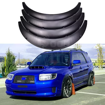 For Subaru Forester Black 4X Fender Flares Extra Wide Body Kit Wheel Arches 3.5  • $67.99