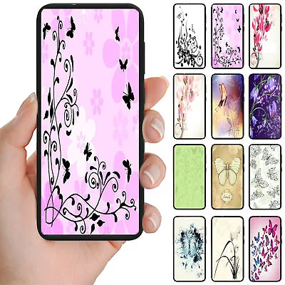 For Samsung Galaxy Series Butterfly Theme Print Mobile Phone Back Case Cover #1 • $9.98