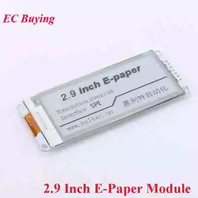 2.9 Inch E-Paper Display Screen Module For Arduino Black/White E-Ink IL0373F • $19.62