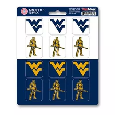 West Virginia University Mountaineers - Set Of 12 Sticker Sheet • $7.99