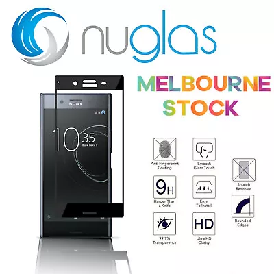 $10.95 • Buy Nuglas 3D For Sony Xperia XA1 XA2 Ultra XZ1 XZ2 Compact Premium Screen Protector