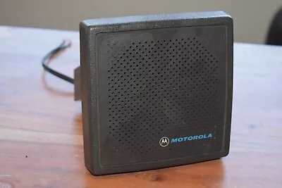 MOTOROLA HSN4007A DESK SPEAKER FOR HAM CB SCANNER COMMUNICATIONS RADIO W/ TILT • $19.95