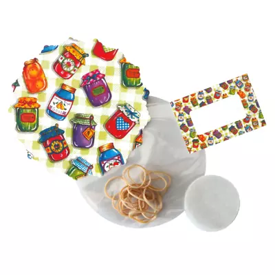 £7.45 • Buy Jar Design Jam & Chutney Pot Covers & Labels , Jam Making Preserves