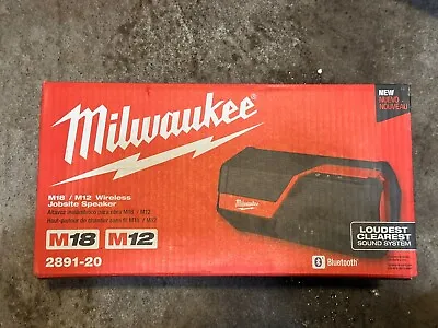 New Milwaukee 2891-20 M18 M12 Wireless Bluetooth Jobsite Speaker Tool Only • $149.99