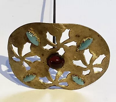 Arts & Crafts Craftsman Era Jeweled Hatpin Antique • £95.37