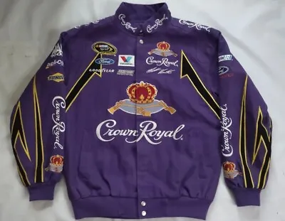 Chase Authentics Car 17 Kenseth  Crown Royal Bomber Style Pit Crew Jacket Size M • $499.99