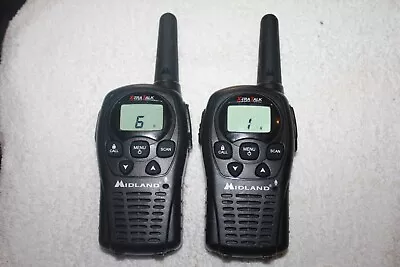 Midland Xtra Talk LXT500PA FRS Two-Way Radio Pair Oct22 #B • $39