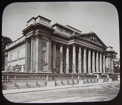 £20 • Buy Glass Magic Lantern Slide CAMBRIDGE FITZWILLIAM MUSEUM C1890 OLD PHOTO ENGLAND