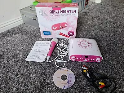 Easy Karaoke 'Girls Night In' Party System With 1 Microphone & CD EKG88PBT • £10.99