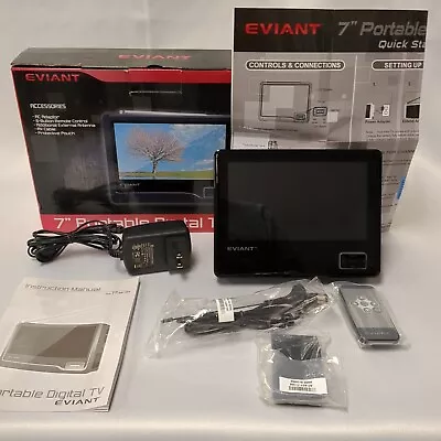 Eviant 7  Portable Digital TV W/ Remote Control In Original Box And Accesories • $59.99