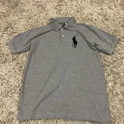 Polo By Ralph Lauren Grey All Cotton Size L As New Condition • $11