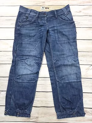£16.99 • Buy River Island Jeans Size 14 Retro Biker Style Low Rise Loose Fit Heavy Denim