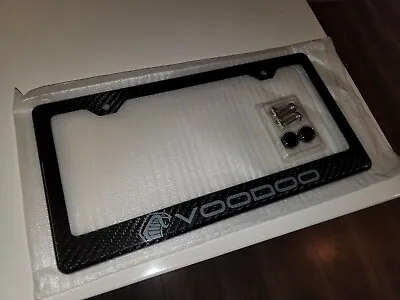 Shelby GT350 Voodoo Mustang Real 3K Black 100% Carbon Fiber License Plate Frame  • $45