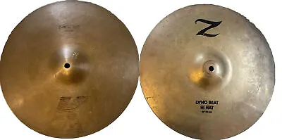 $199.99 • Buy Vintage Zildjian K/Z SPECIAL Pair 14  HiHat Cymbal Dry Chick Good Used Condition