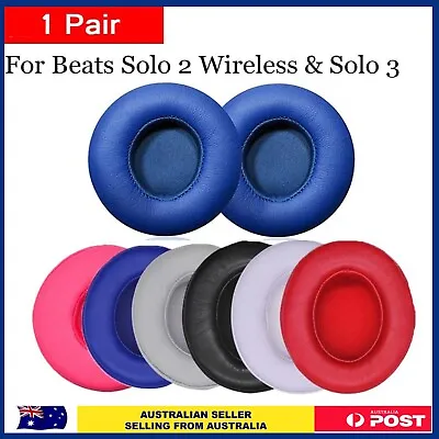 Replacement Ear Pads For Beats By Dr. Dre Solo 2  3 Wireless Headphone Earpads • $7.99