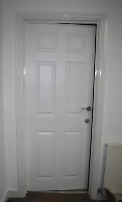 £10 • Buy DECENT QUALITY 33   HOUSE DOORS, 5 AVAILABLE, 78  X 33 , COLOUR WHITE, W/HANDLES