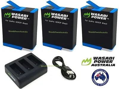 GoPro HERO11 10 8 9 7 6 5 4 3+ Battery/Dual/Triple Charger/Wasabi HERO Black Kit • $98.50