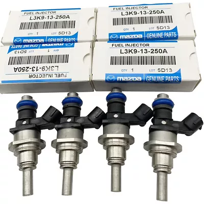 4PCS For Mazda Speed 3 6 CX-7 Turbo 2.3L Fuel Injector L3K9-13-250A E7T20171 New • $236.99