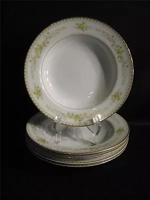 Mikasa Fine China L 2014 Greenbriar Rim Soups - Five • $34.95