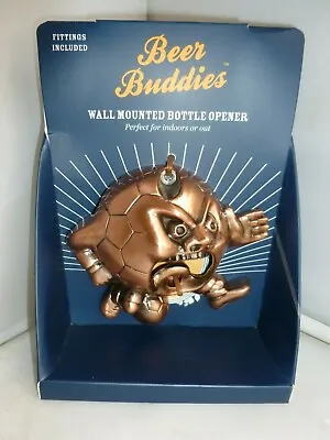 £10 • Buy Brand New Beer Buddies Wall Mounted Bottle Opener Footballer Man Cave,gift