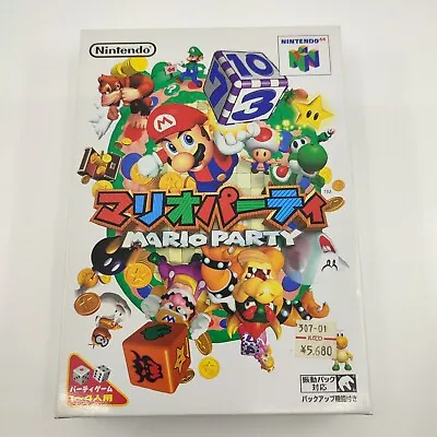 Mario Party Japan Boxed Nintendo 64 N64 Game • $60.88